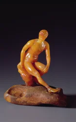 Figur des Hermes, ca. 1600 (Bernstein)